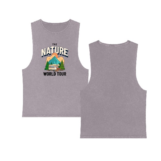Rv World Tour Nature Is Calling Double Sided Mineral Wash Tank Tops