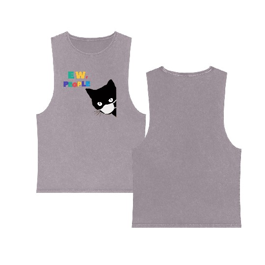 funny gift EW PEOPLE love Double Sided Mineral Wash Tank Tops