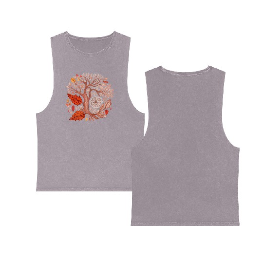 Autumn Collection Double Sided Mineral Wash Tank Tops