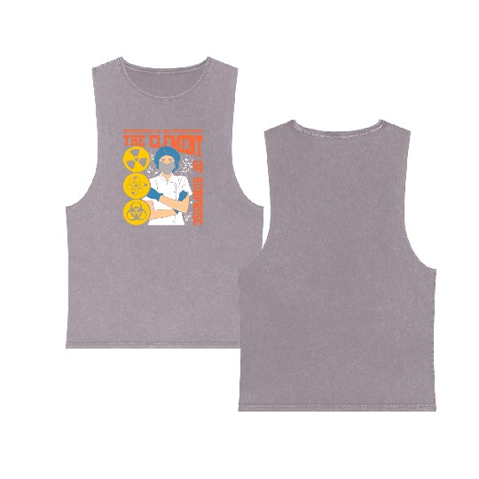 We Like The Element Of Surprise Double Sided Mineral Wash Tank Tops