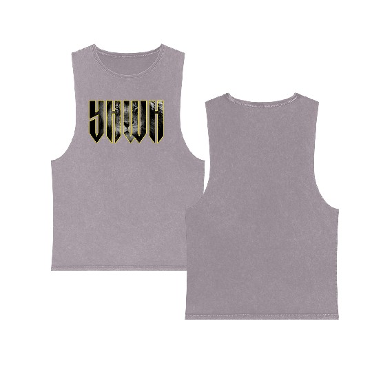 YHWH Yahweh Lion Christian Double Sided Mineral Wash Tank Tops