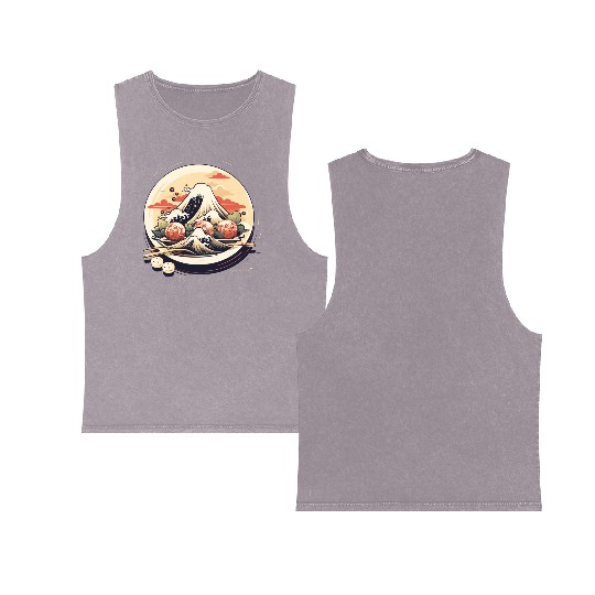 Great Takoyaki Double Sided Mineral Wash Tank Tops