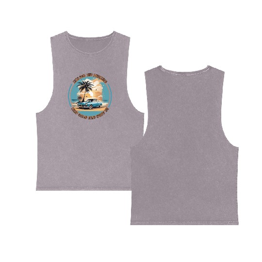 Embrace the Adventure Double Sided Mineral Wash Tank Tops