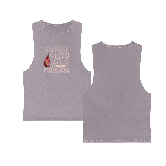Infant Loss Miscarriage Awareness Pregnancy Loss Double Sided Mineral Wash Tank Tops