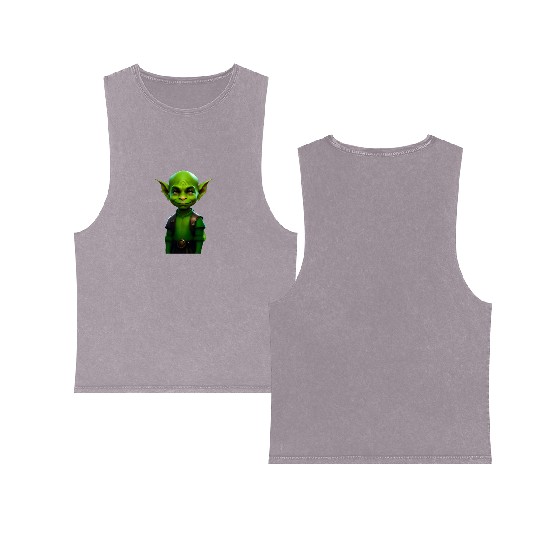 Green Goblin Rascal Embrace the Mischief Double Sided Mineral Wash Tank Tops