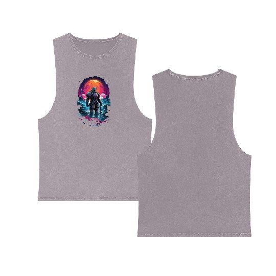 Astro Knight Double Sided Mineral Wash Tank Tops