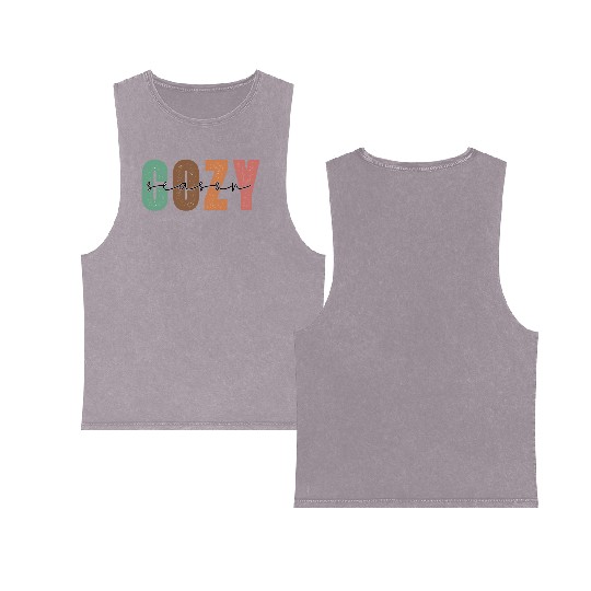 Cozy Season Double Sided Mineral Wash Tank Tops