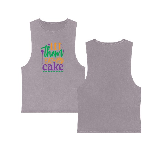 Let Them Eat Cake! Double Sided Mineral Wash Tank Tops