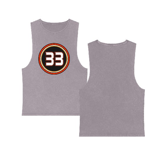 Jakob Silfverberg Number 33 Jersey Anaheim Ducks Double Sided Mineral Wash Tank Tops
