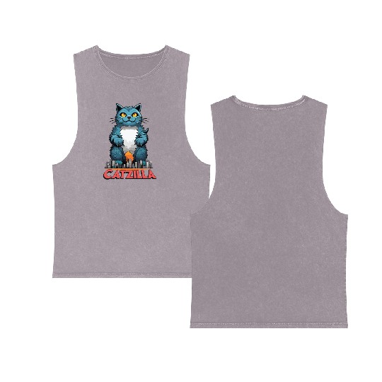 Catzilla Double Sided Mineral Wash Tank Tops