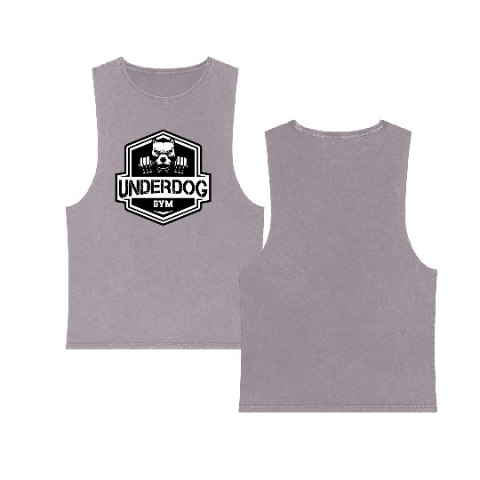 Pittbull - Underdog GYM Double Sided Mineral Wash Tank Tops