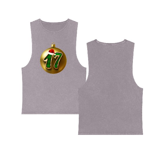17 Years Young - Seventeen Christmas Balls Double Sided Mineral Wash Tank Tops