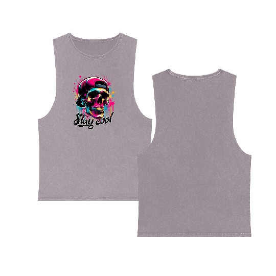 Totenkopf Stay cool Double Sided Mineral Wash Tank Tops