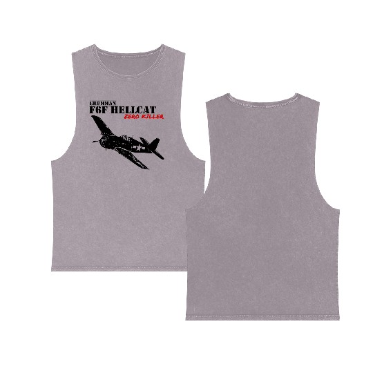 F6F Hellcat Double Sided Mineral Wash Tank Tops