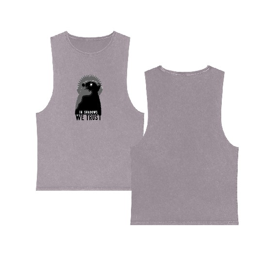 Groundhog Day 2024 Enthusiast February 2nd Double Sided Mineral Wash Tank Tops