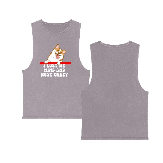 Best dog dad ever Double Sided Mineral Wash Tank Tops