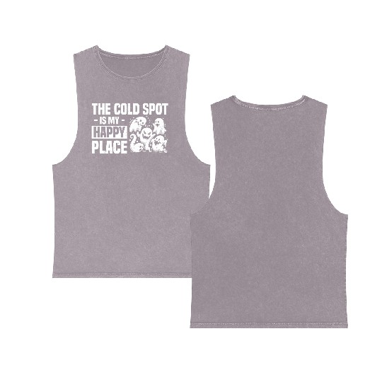 ghostbusters Double Sided Mineral Wash Tank Tops