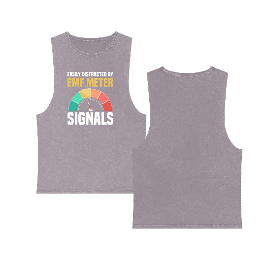 ghostbusters Double Sided Mineral Wash Tank Tops