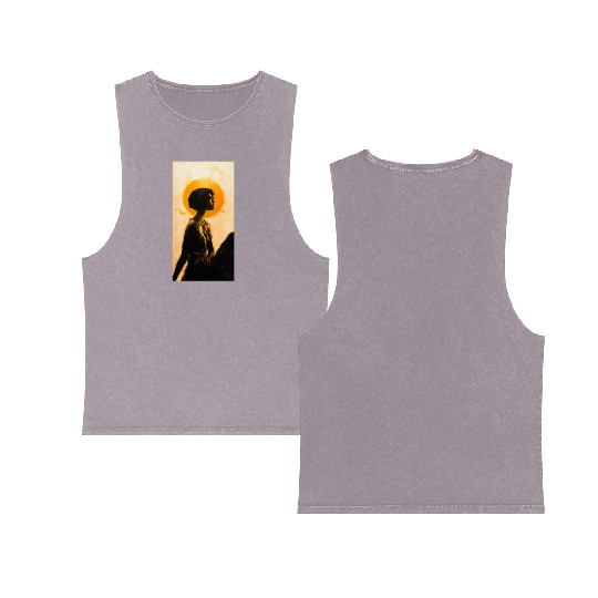 I'LL BACK MANIFEST Double Sided Mineral Wash Tank Tops