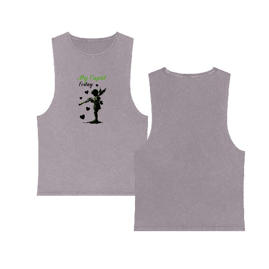 February 14, my cupid today. Double Sided Mineral Wash Tank Tops