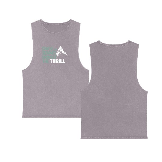 Rock Climbing outdoor adventure Bouldering Double Sided Mineral Wash Tank Tops