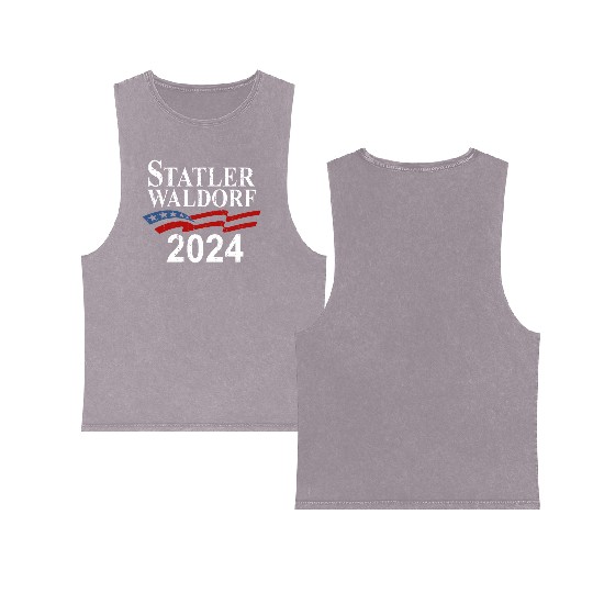 Statler and Waldorf Double Sided Mineral Wash Tank Tops
