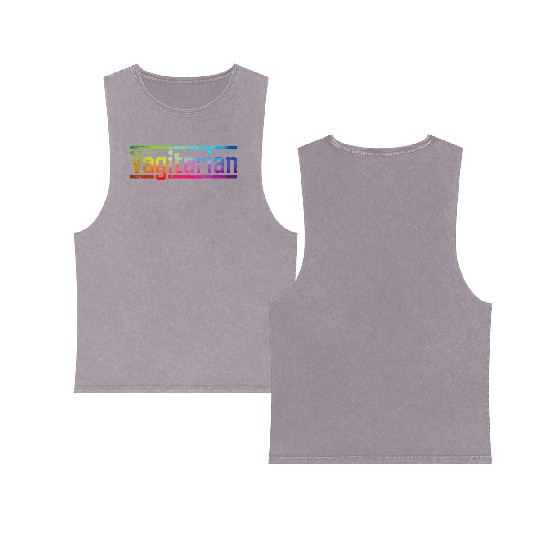 Lesbian Lgbt Pride Month Gay Couple Double Sided Mineral Wash Tank Tops