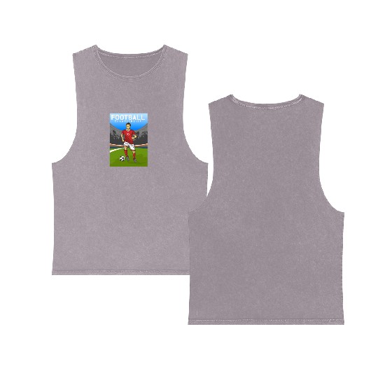 football championship Double Sided Mineral Wash Tank Tops