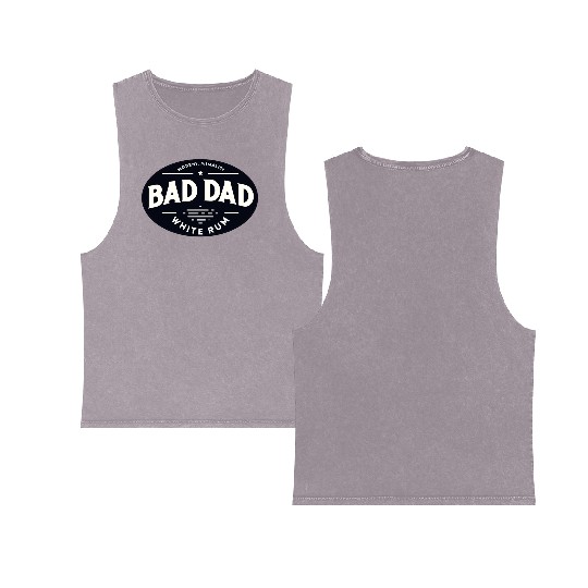 BD WHITE RUM Double Sided Mineral Wash Tank Tops