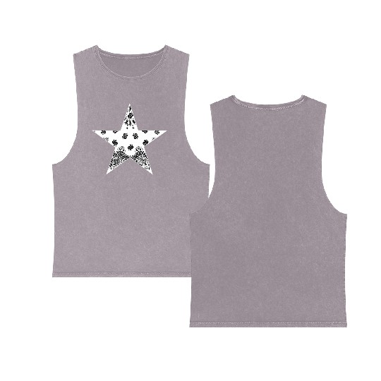 Bandana Clothing Paisley Premium Double Sided Mineral Wash Tank Tops