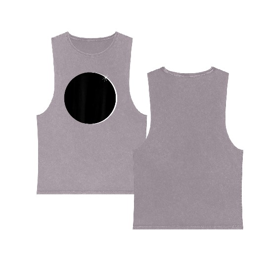 Eclipse Solar System Clothing Science Double Sided Mineral Wash Tank Tops