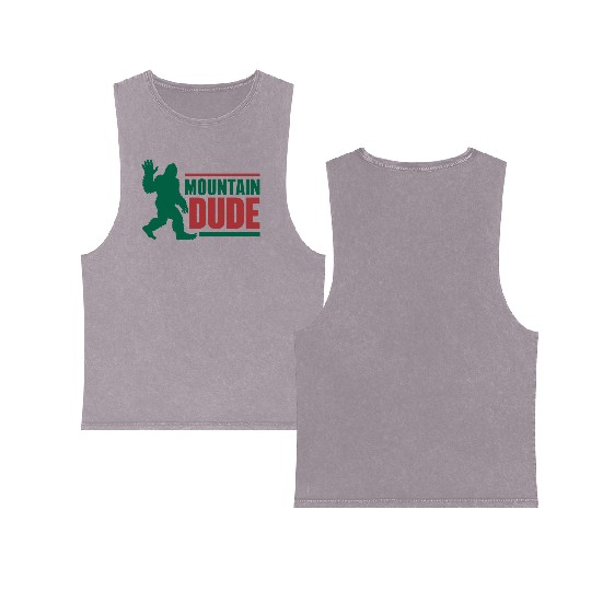 Mountain Dude Double Sided Mineral Wash Tank Tops