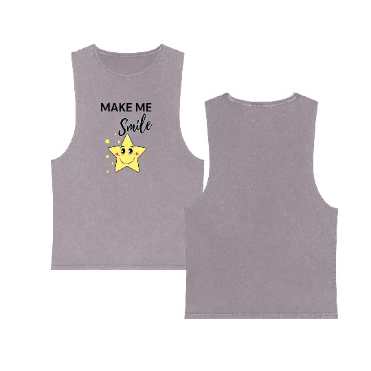 Make Me Smile: Joyful Designs for Every Wardrobe. Double Sided Mineral Wash Tank Tops