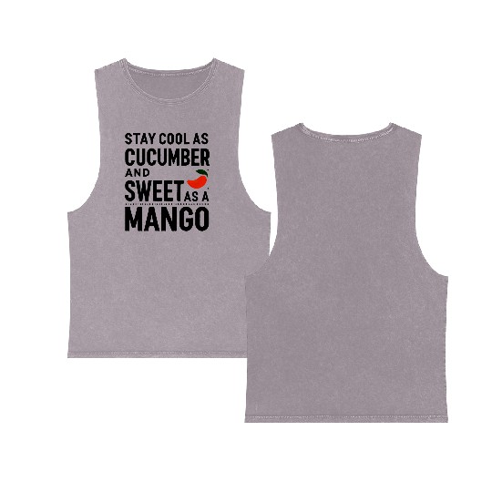 mango Double Sided Mineral Wash Tank Tops