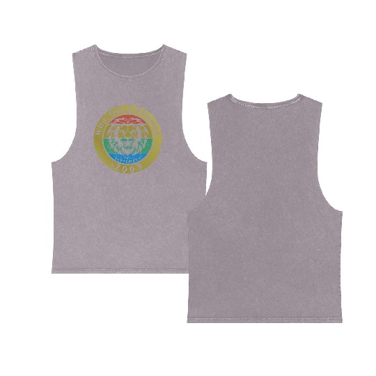 21st birthday Wild, free & untamed since 09/2003 Double Sided Mineral Wash Tank Tops