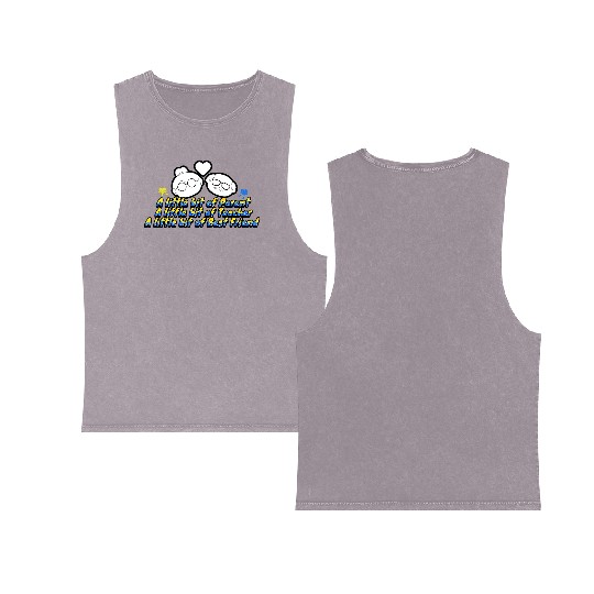 Grandparents Day Love Happy Grandparents Day Double Sided Mineral Wash Tank Tops