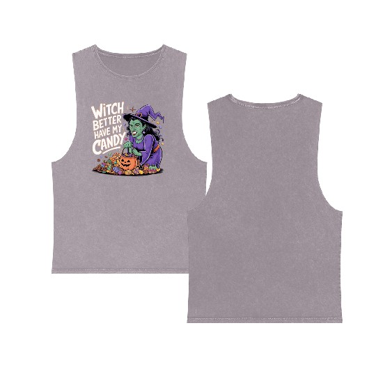 Witch better have m candy 2 Double Sided Mineral Wash Tank Tops