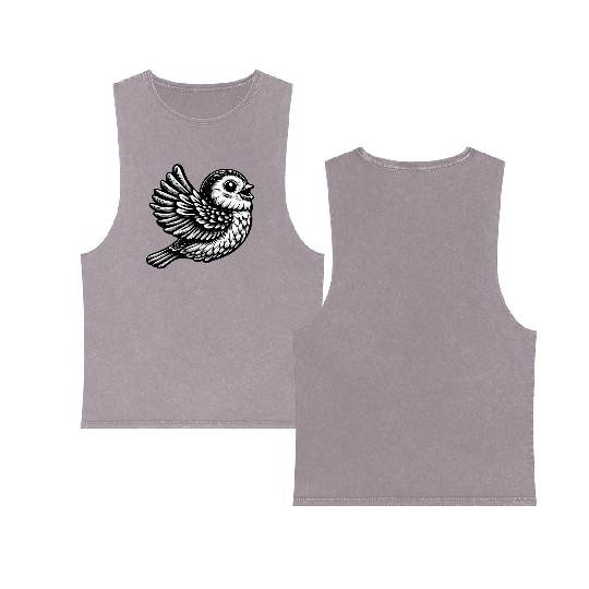 Majestic Freedom Sparrow Double Sided Mineral Wash Tank Tops