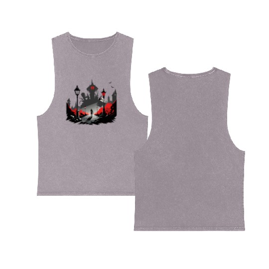 Ghost town Double Sided Mineral Wash Tank Tops