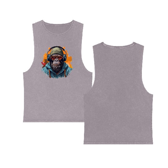music, monkey, arctic monkeys, cool, band Double Sided Mineral Wash Tank Tops