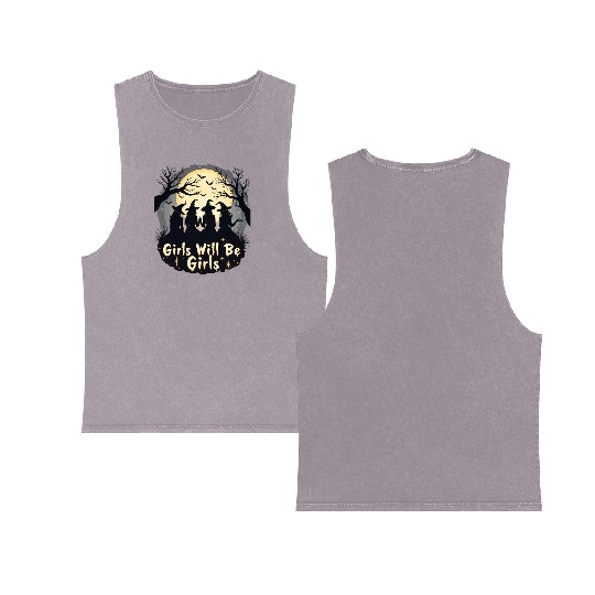 Girls Will Be Girls Double Sided Mineral Wash Tank Tops