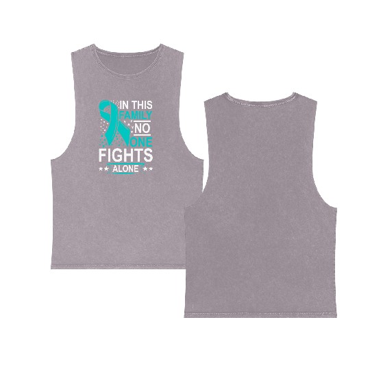 Wellness Collection - Family, No-one Fights Alone Double Sided Mineral Wash Tank Tops