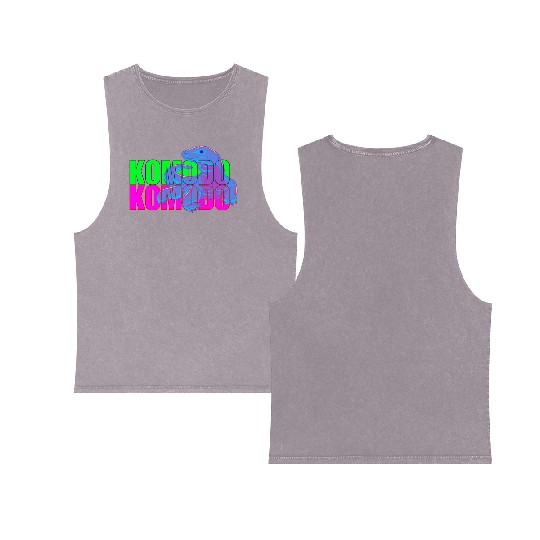 Majestic Komodo Dragon Double Sided Mineral Wash Tank Tops