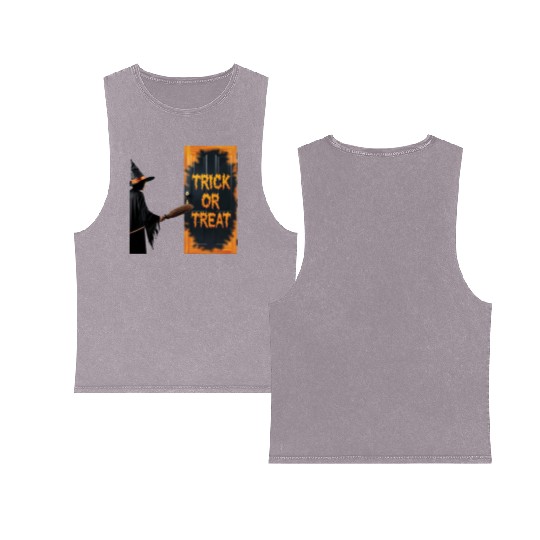 Witching Hour: Trick or Treat Double Sided Mineral Wash Tank Tops