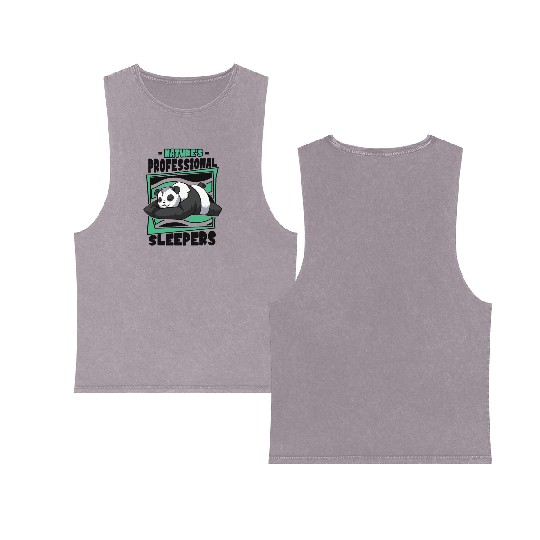 Nature's Professional Sleepers Panda Bear Friend Double Sided Mineral Wash Tank Tops
