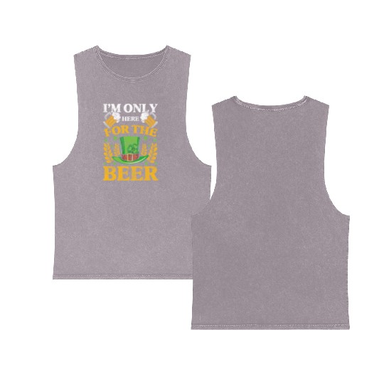 Pub Shamrock Pot World Tour Double Sided Mineral Wash Tank Tops
