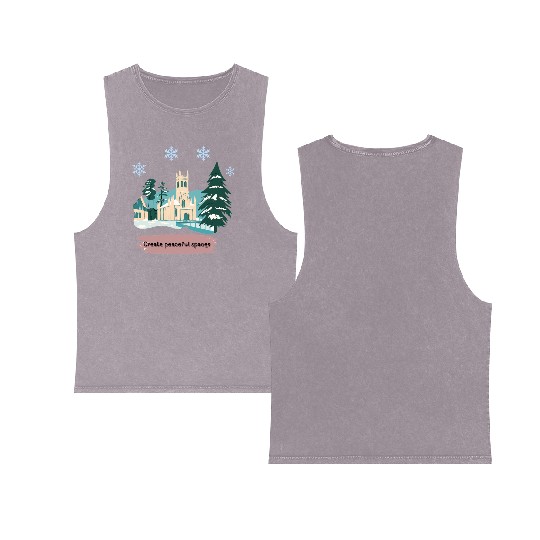 CREATE PEACEFUL SPACES Double Sided Mineral Wash Tank Tops