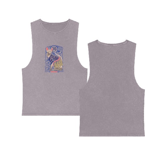 Japanese Car | premium Design | Double Sided Mineral Wash Tank Tops