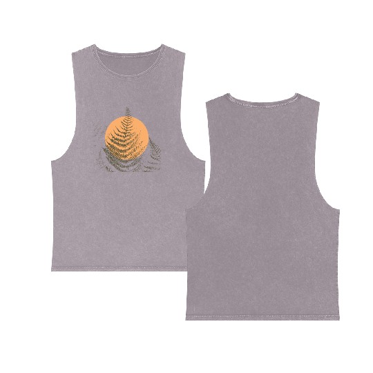 Evergreen Aesthetic for 2025 Double Sided Mineral Wash Tank Tops