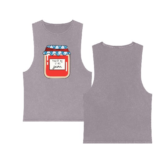 Teaching is my Jam,teacher,teacher appreciation Double Sided Mineral Wash Tank Tops